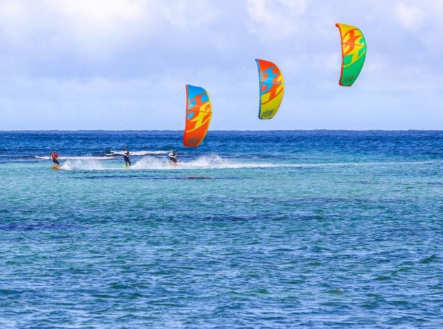Evolucion del kite en el agua